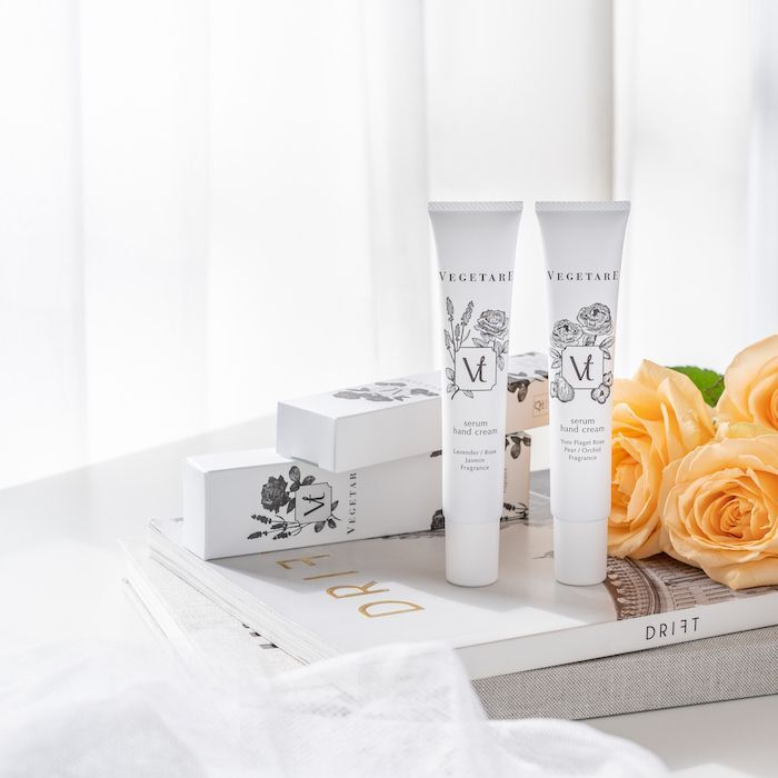 【VEGETARE】セラムハンドクリーム ラベンダーローズ