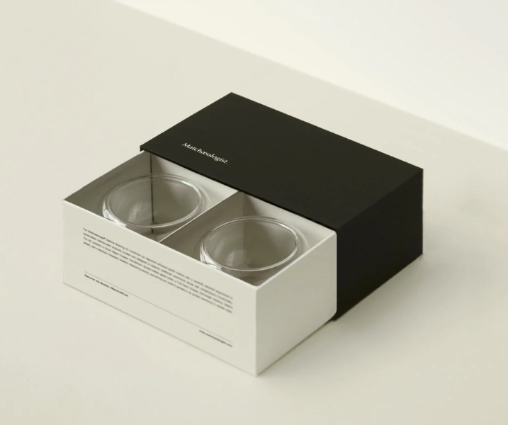【Matchaeologist】Twin Cloud Glass Chawan Set