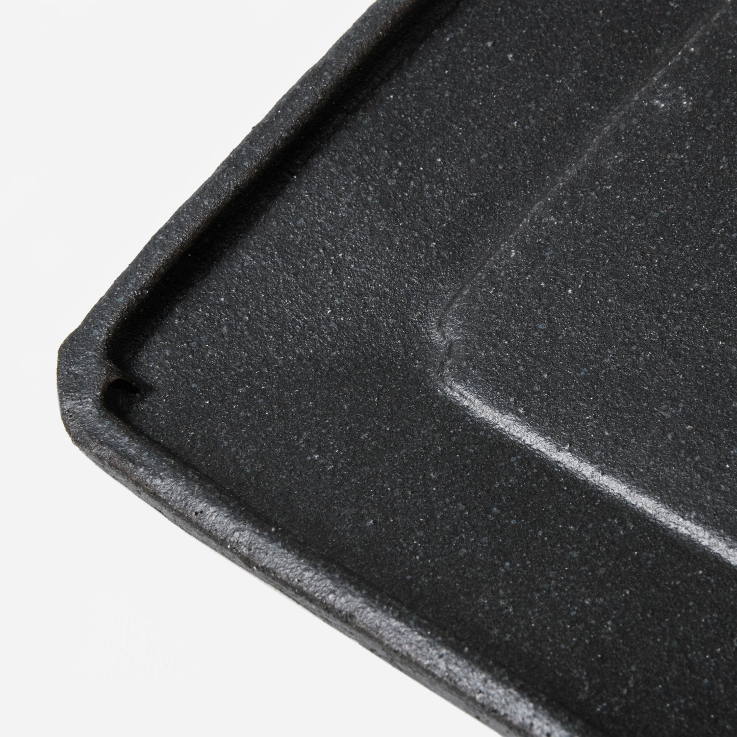 GENDO 松崎 健 玄土平角皿 小