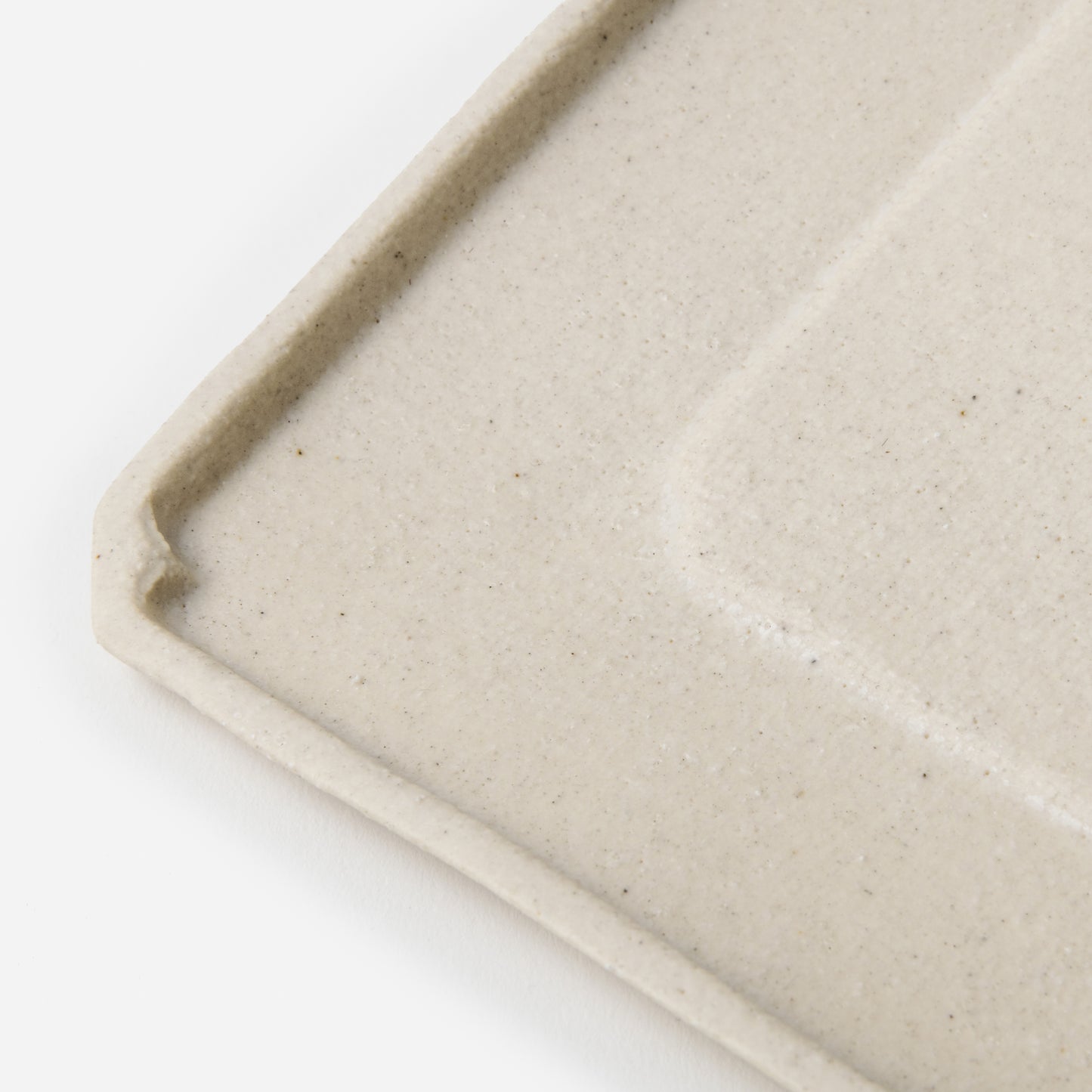 GENDO 松崎 健 粉引平角皿 小