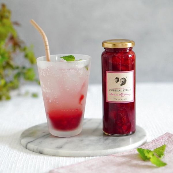 【VEGETARE】コーディアルシロップ　あまおう苺