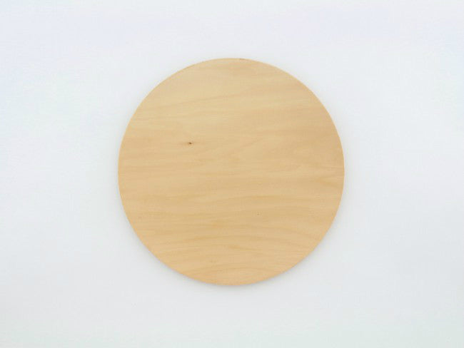 【アウトドアでも使える木製食器】GOLD CRAFT　Natural Plywood Tray Round L shinanoki