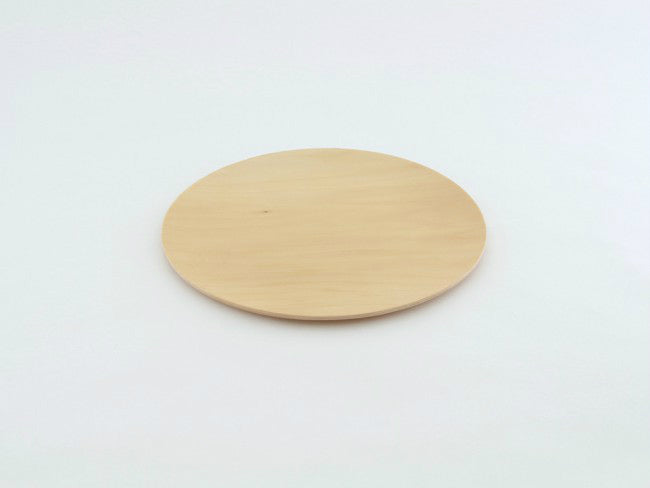 【アウトドアでも使える木製食器】GOLD CRAFT　Natural Plywood Dish Round L shinanoki