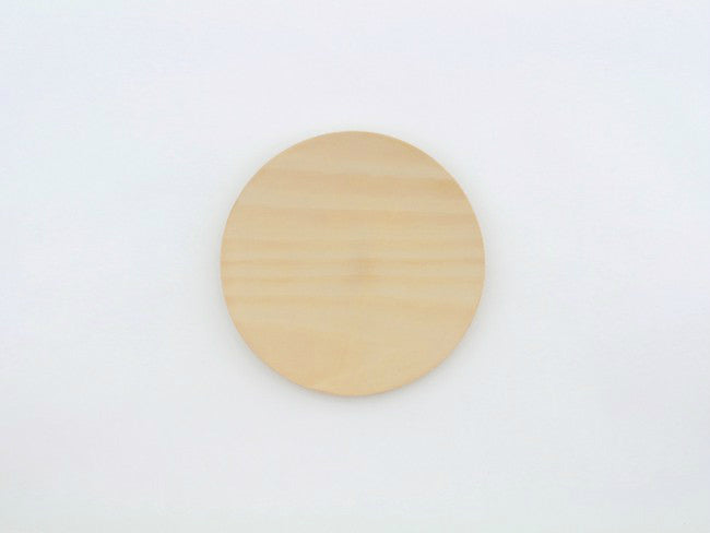 【アウトドアでも使える木製食器】GOLD CRAFT　Natural Plywood Dish Round M shinanoki