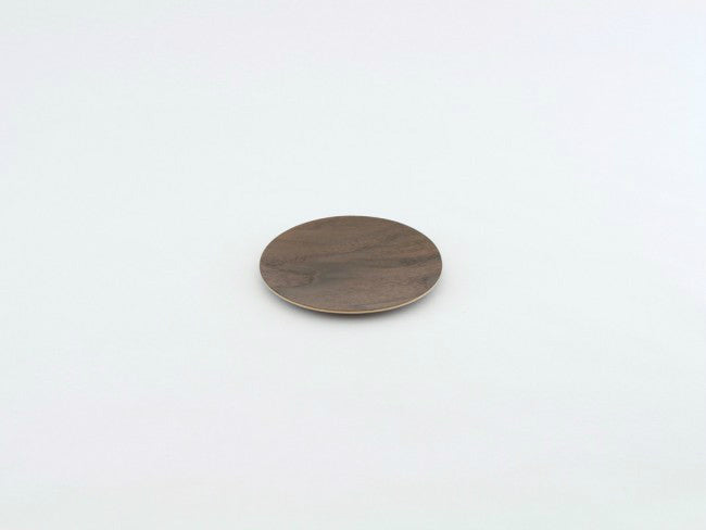 【アウトドアでも使える木製食器】GOLD CRAFT　Natural Plywood Dish Round S walnut